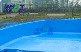 水上乐园游泳池聚脲防水项目